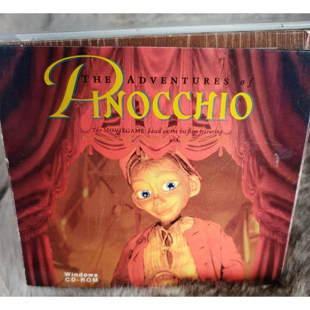 THE ADVENTURES OF PINOCCHIO The Movie Game IBM PC Windows‎ CD-ROM
